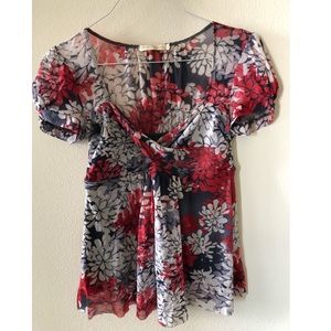 Anthropologie crepey top